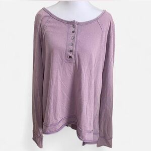 NWOT Henley Long Sleeve